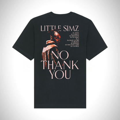 No Thank You Tracklist T-Shirt (Black)